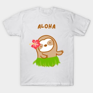 Aloha Hawaiian Sloth T-Shirt